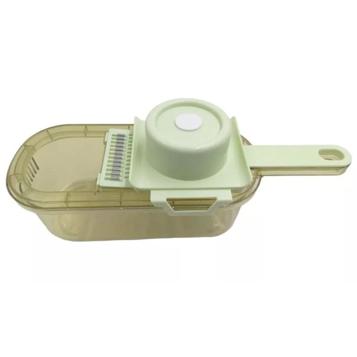 GENERICO - Rallador Cortador Rebanador Picador Manual Con Mango 4 En 1