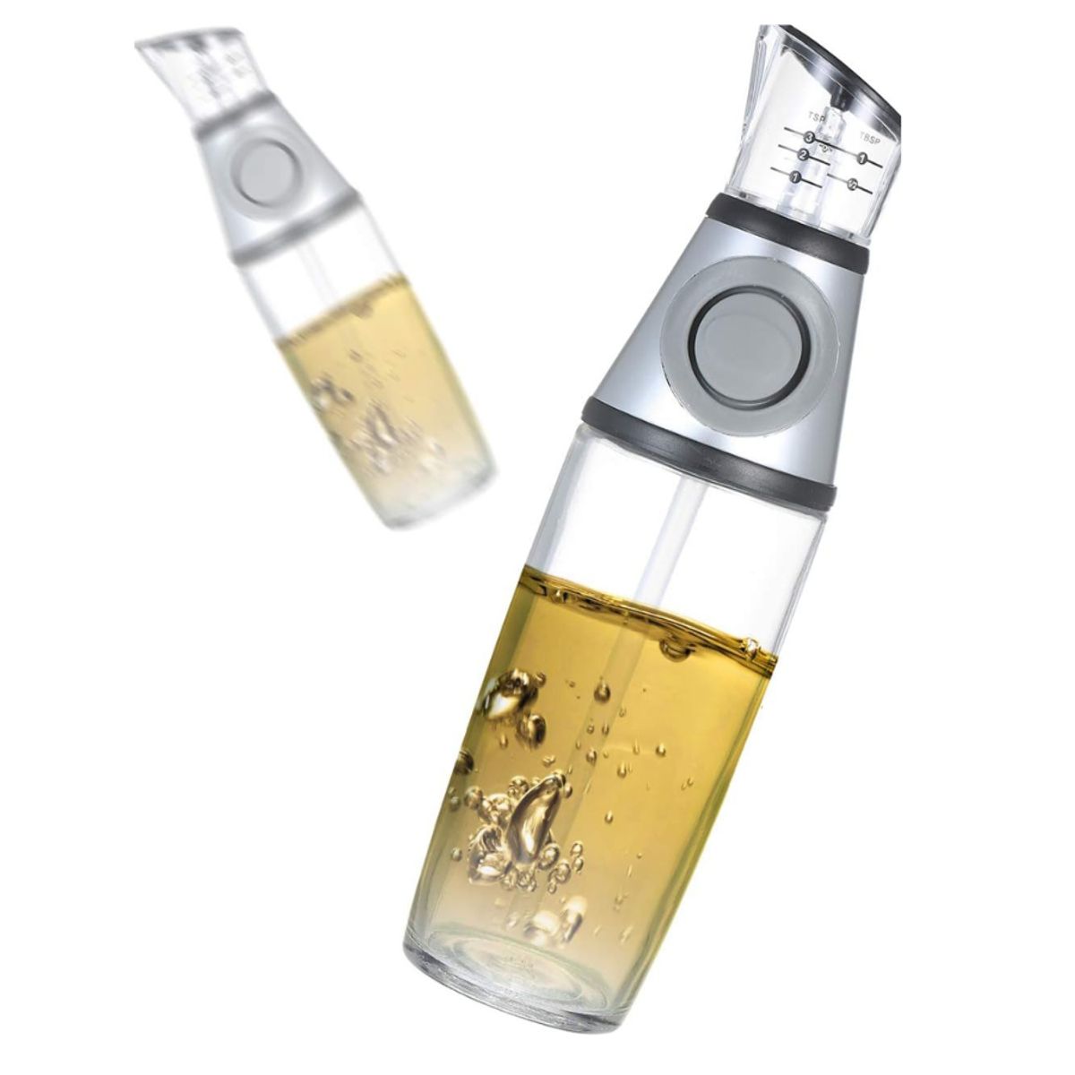 GENERICO - Botella Dispensador Para Aceite Y Vinagre De Vidrio 500ml