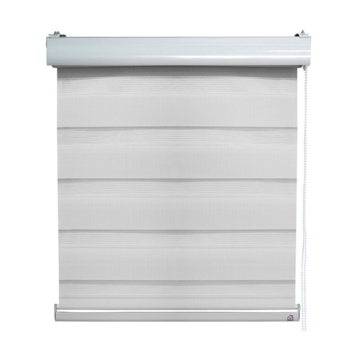 TODODESCUENTO - Cortina Roller Zebra 120x120cm - Blanca