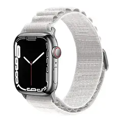 GENERICO - Correa Nylon Alpine Para Apple Watch 42 44 45 49 Ultra / Crema