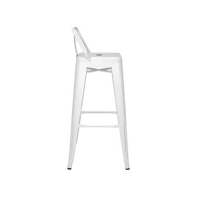 Imagen 2 del producto Pack 4 Pisos Taburetes Tolix, 77 Cm Respaldo Bajo- Blanco
