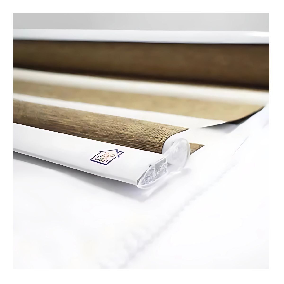 TODODESCUENTO - Cortina Roller Zebra Blackout 120x240cm - Café