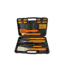 GENERICO - Set Parrilleros Asado Maleta 18 Piezas