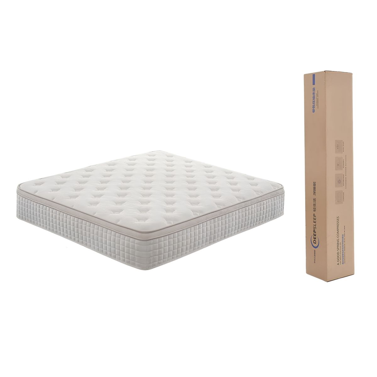 LUBABYCAS - Colchón 2 Plazas 150x190x30cm Comprimido Pocket LuBabycas