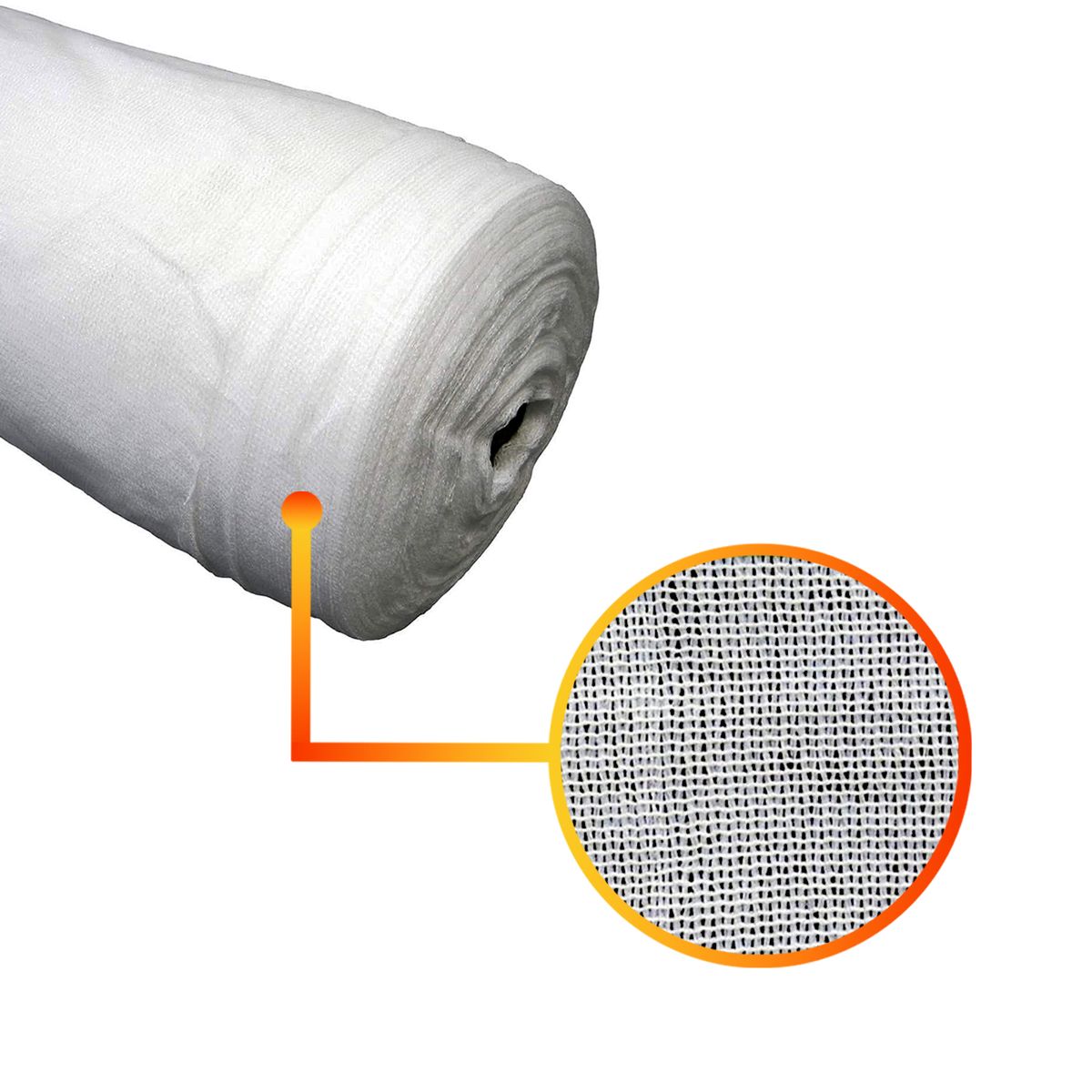 QRUBBER - Malla Raschel Blanca 4,2 x 100 Mts Sombra 65% QRubber