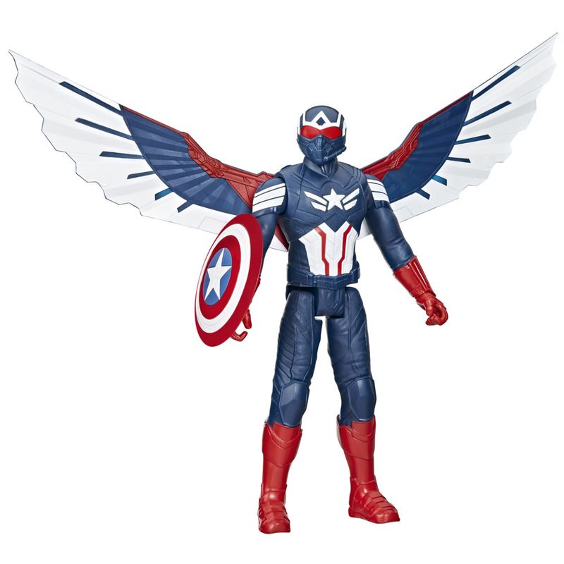 MARVEL - Figura de Acción Marvel Titan Hero Series Brave New World Capitán América