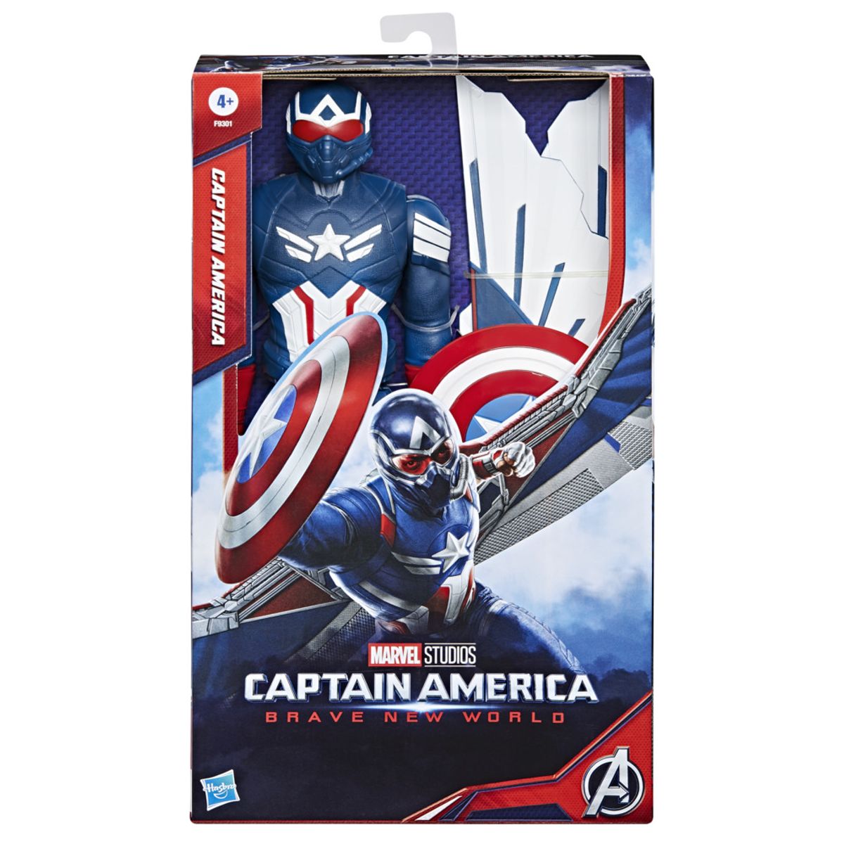 MARVEL - Figura de Acción Marvel Titan Hero Series Brave New World Capitán América