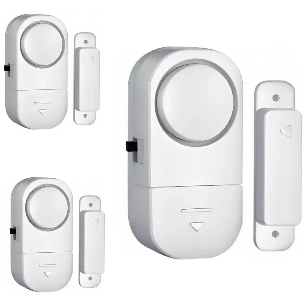 UNIVERSAL - Pack 3 Alarma Para Puerta Ventana Con Sensor Magnético 90db