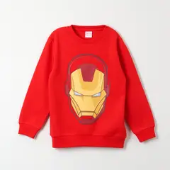 MARVEL - Poleron Niño Iron Man Mask Rojo