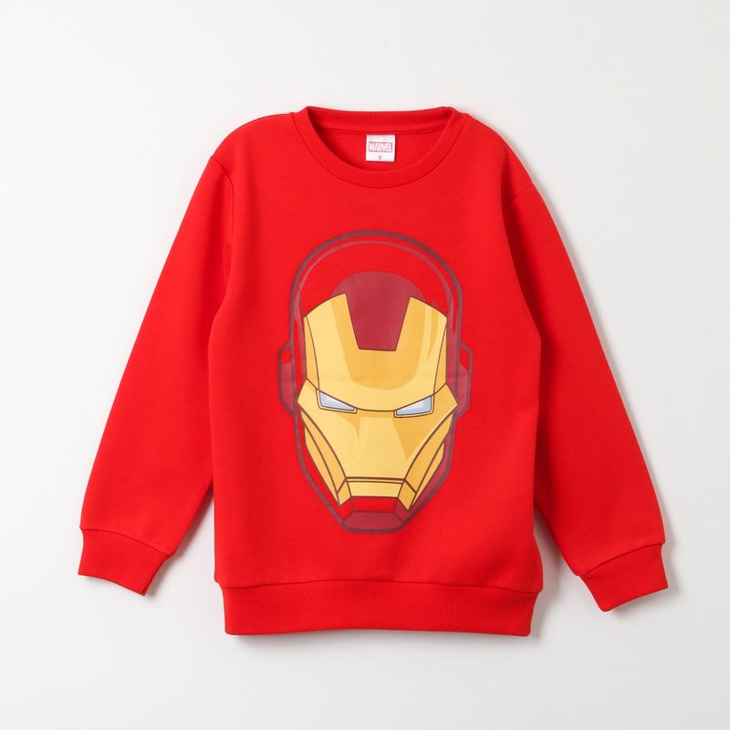 MARVEL - Poleron Niño Iron Man Mask Rojo Marvel
