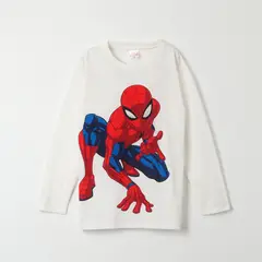 MARVEL - Polera Manga Larga Niño Spiderman Iconic Pose Blanco