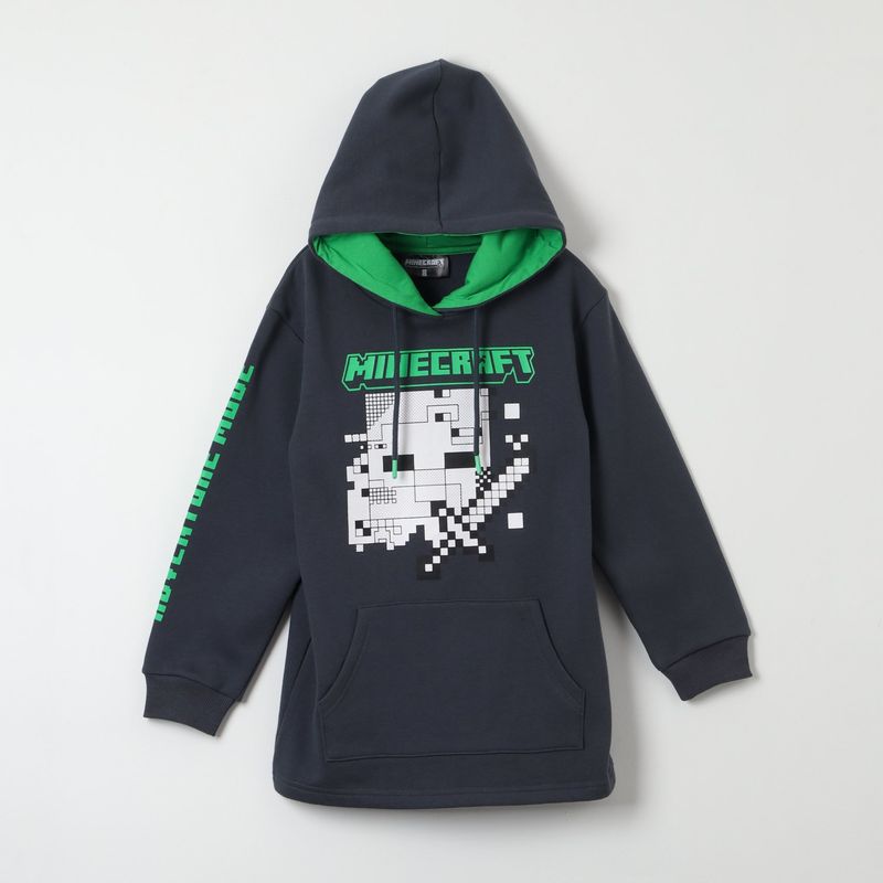 MINECRAFT - Poleron Cerrado Niño Adventure Mode Negro Minecraft