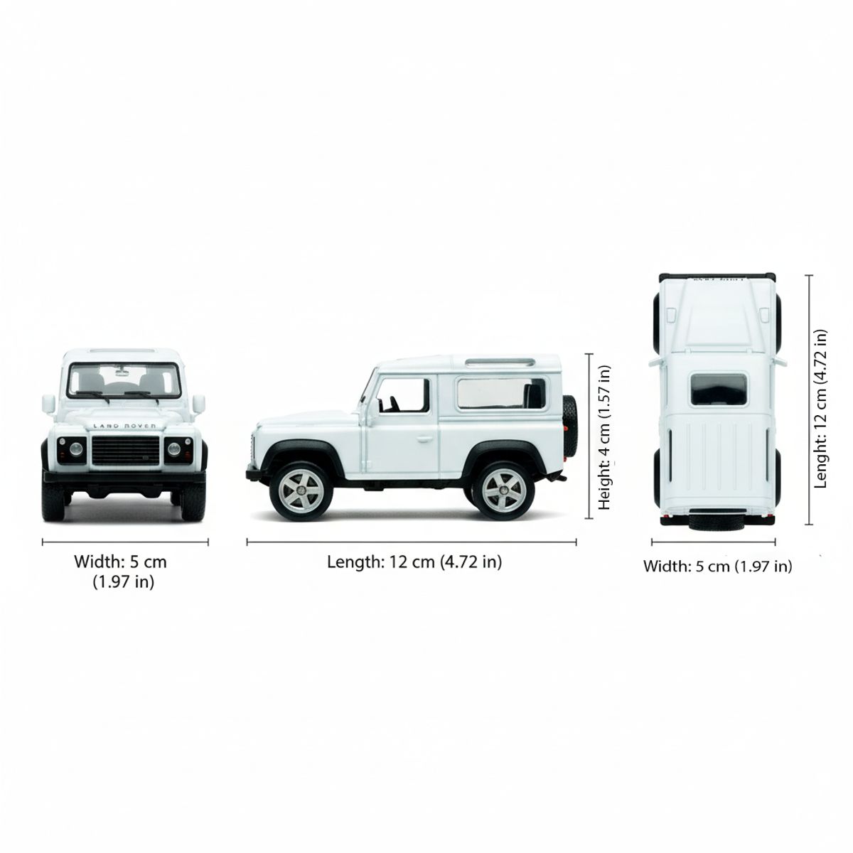 WELLY - SUV Land Rover Defender Escala 1:34:39 - Welly