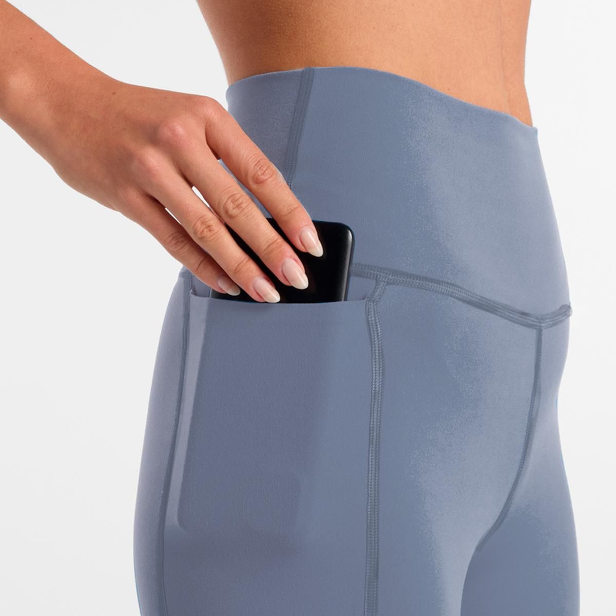 NEW BALANCE - Calza Larga Running Mujer New Balance Celeste