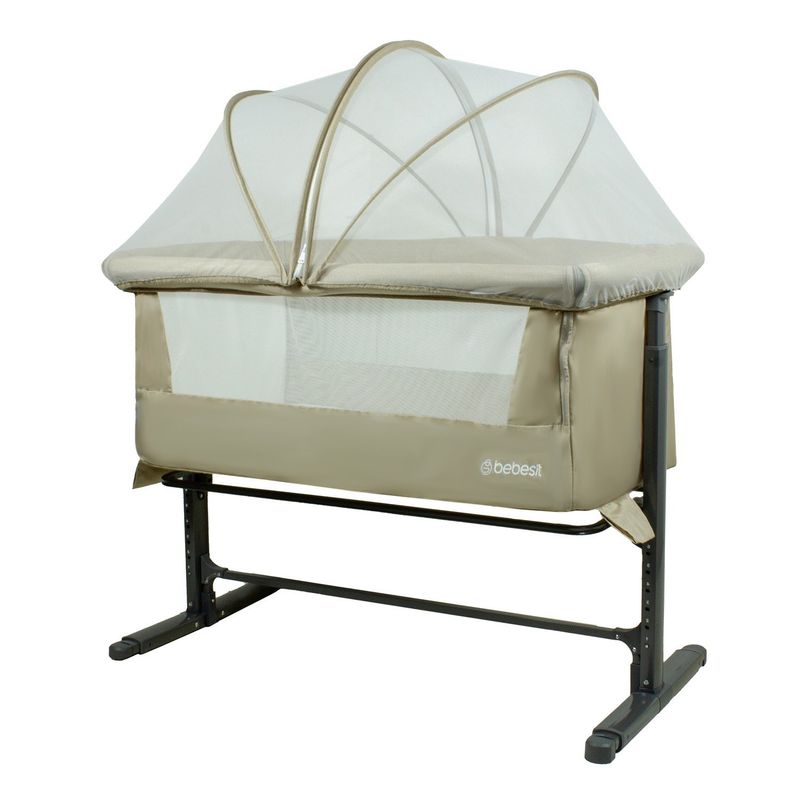 BEBESIT - Cuna Colecho con Mosquitero MySide LX Beige Bebesit