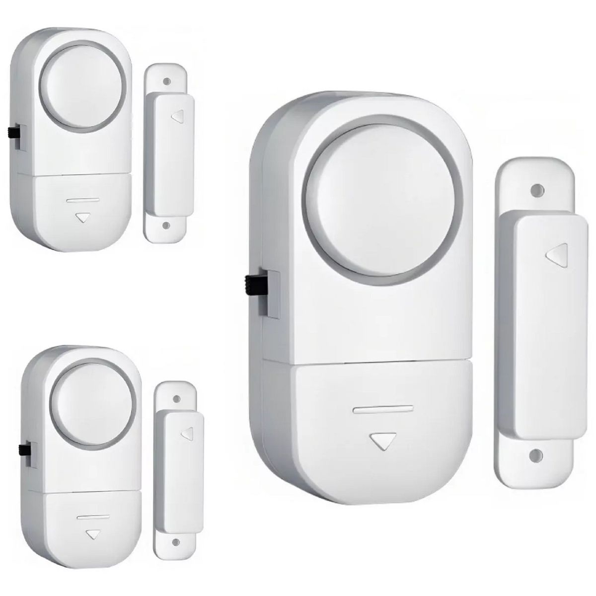UNIVERSAL - Pack 3 Alarma Para Puerta Ventana Con Sensor Magnético 90db