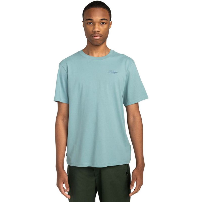 ELEMENT - Polera Manga Corta Hombre Skateboard Co Celeste ELEMENT