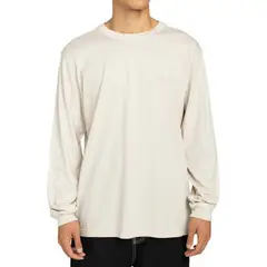 ELEMENT - Polera Hombre Basic Pocket Pigment Beige