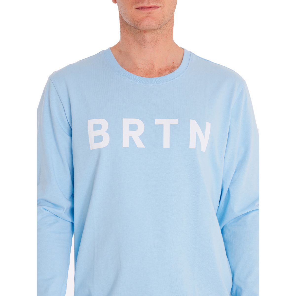 BURTON - Polera manga larga Hombre Long Sl Celeste BURTON