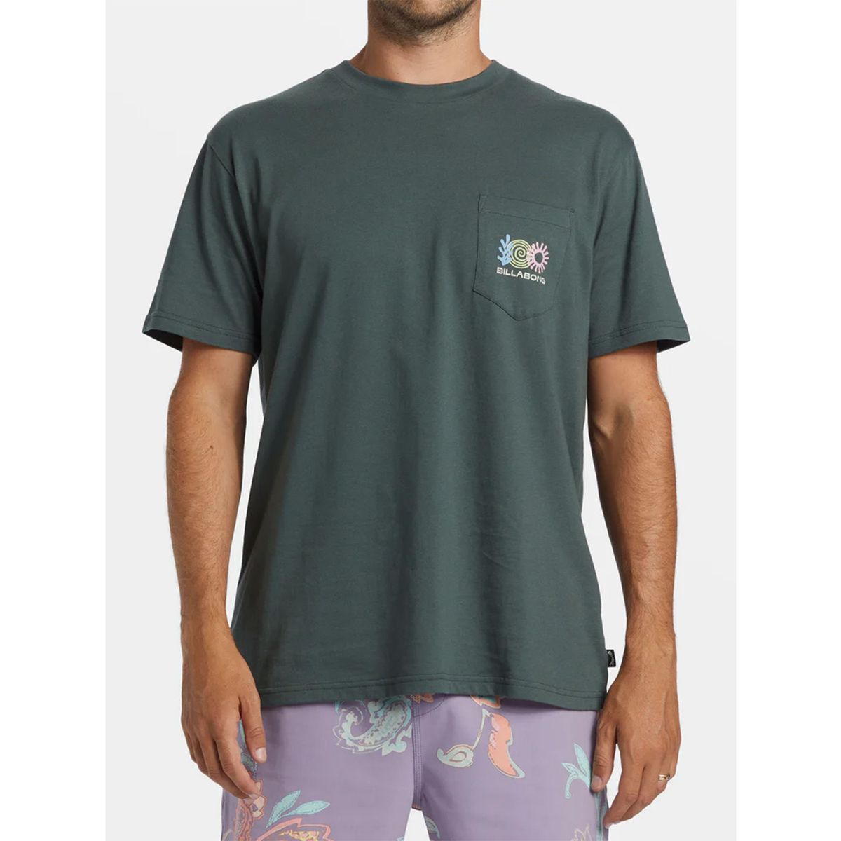 BILLABONG - Polera Hombre Troppo Verde BILLABONG