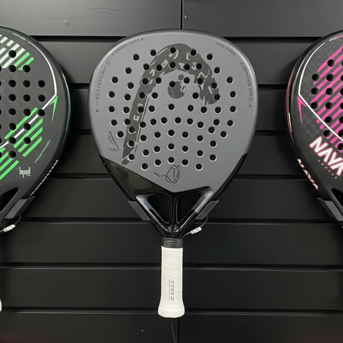 GENERICO - 10 Soportes Palas De Pádel A Panel Racks Colgador Raquetas