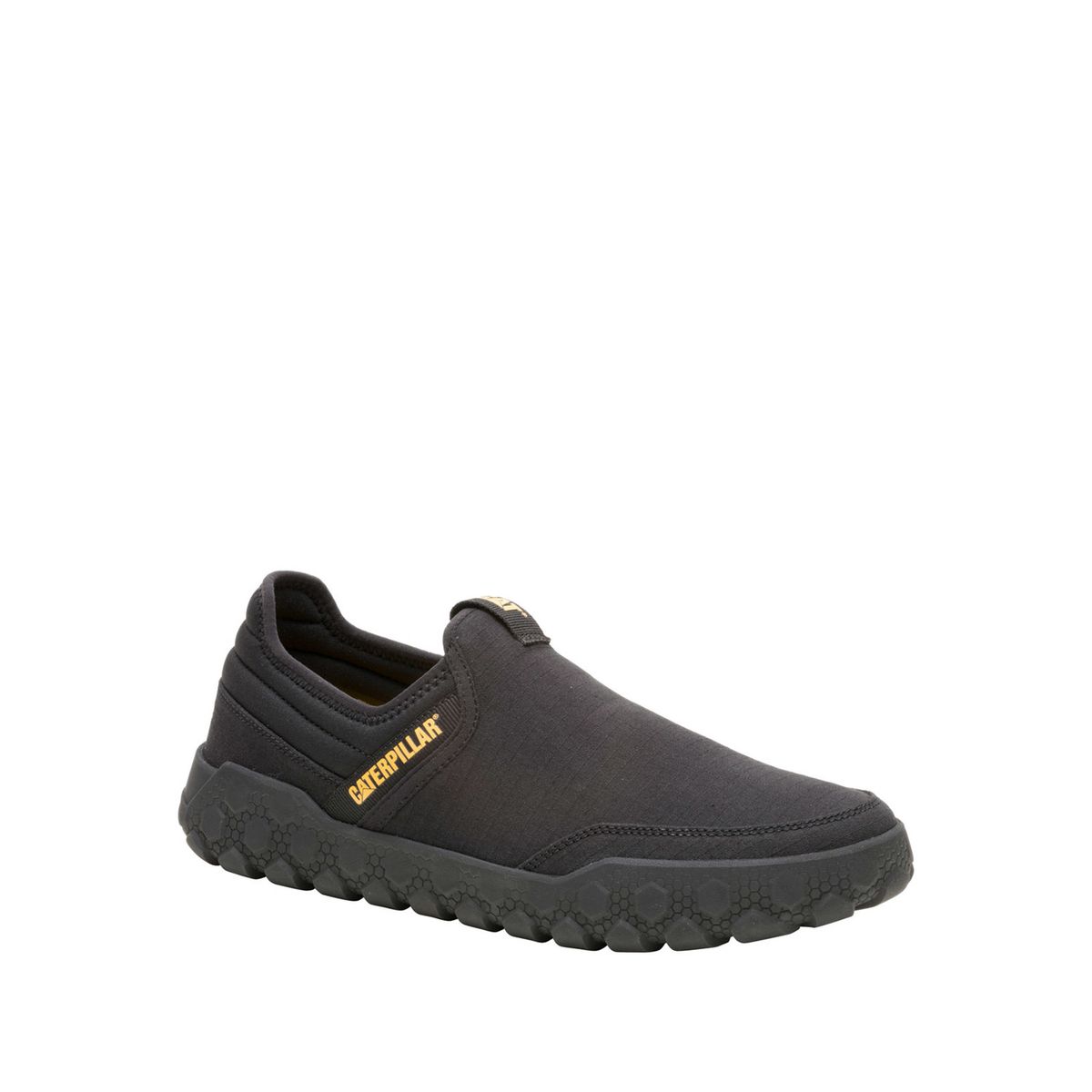 CAT - Zapatilla Cuero Hombre Hex Plus Slip On Negro CAT