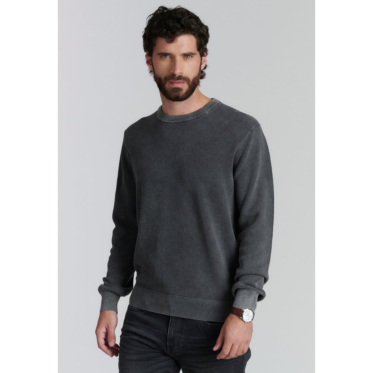 FEROUCH - Sweater New York Fj Fjs Gris Ferouch