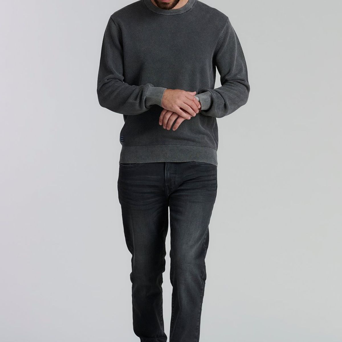 FEROUCH - Sweater New York Fj Fjs Gris Ferouch