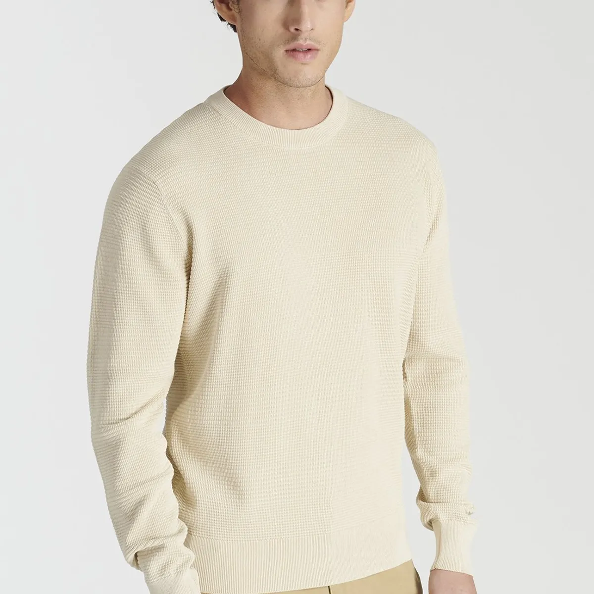NEW MAN - Sweater Salou Heritage Beige Newman