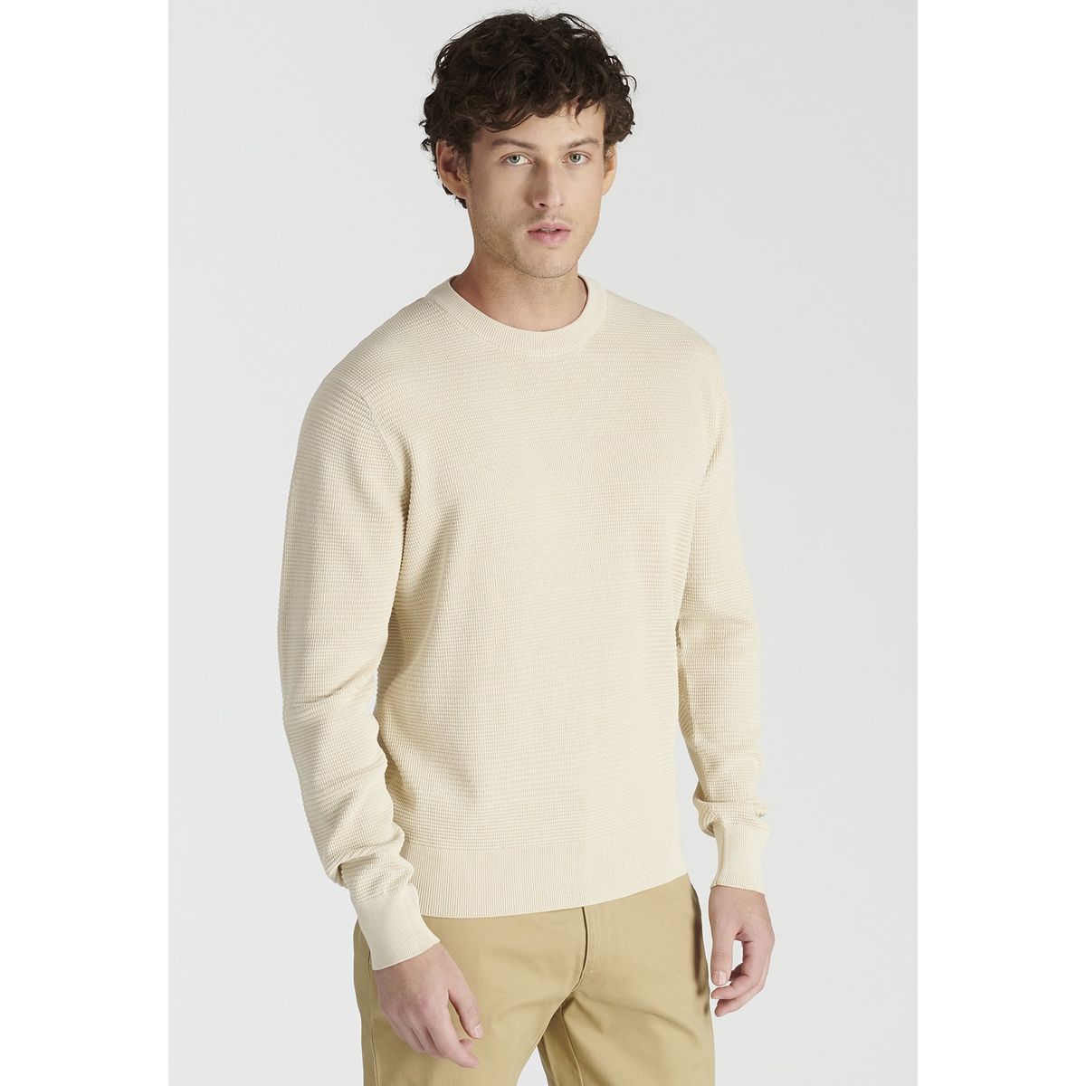 NEW MAN - Sweater Salou Heritage Beige Newman