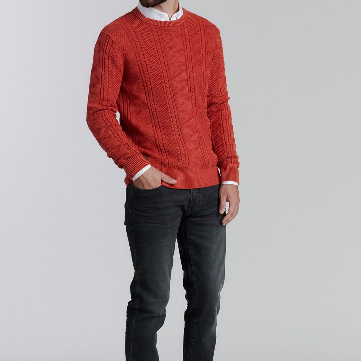 FEROUCH - Sweater Chicago Fj Fjs Rojo Ferouch