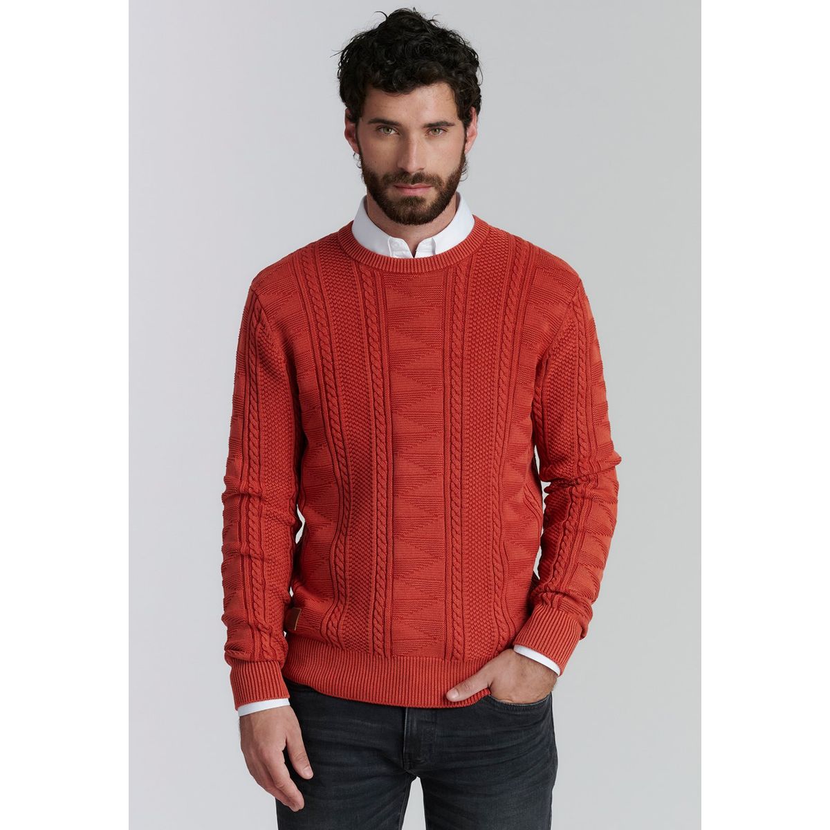 FEROUCH - Sweater Chicago Fj Fjs Rojo Ferouch