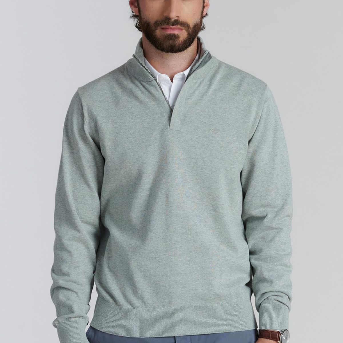 FEROUCH - Sweater Oklahoma F Business Gris Ferouch