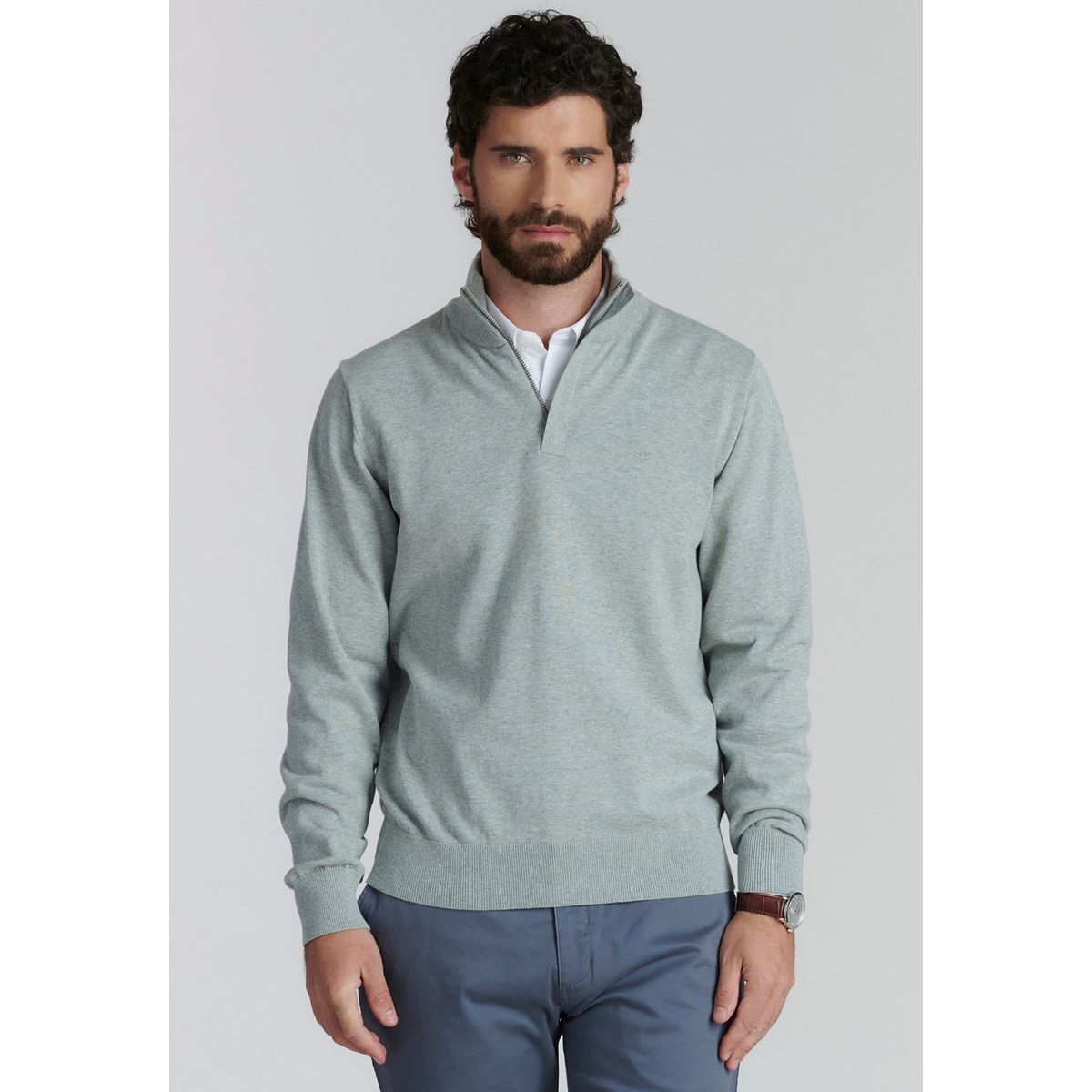 FEROUCH - Sweater Oklahoma F Business Gris Ferouch