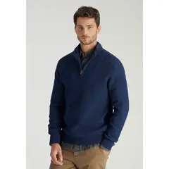NEW MAN - Sweater Murcia Heritage Azul Newman.