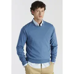 NEW MAN - Sweater Toledo Heritage Azul Newman