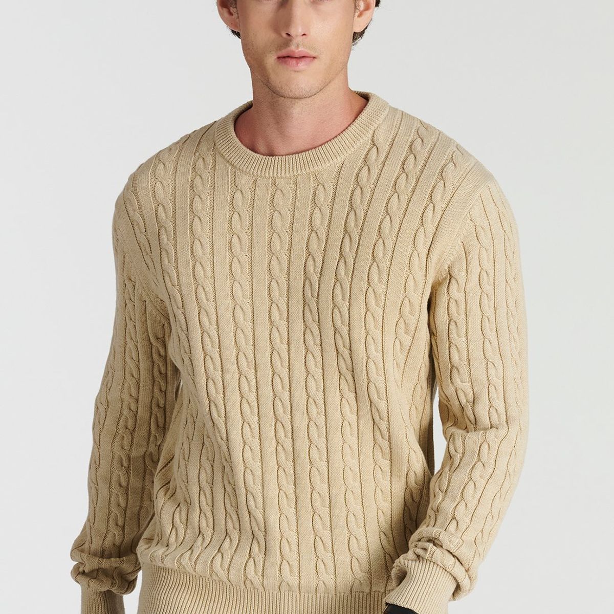 NEW MAN - Sweater Malaga Heritage Beige Newman