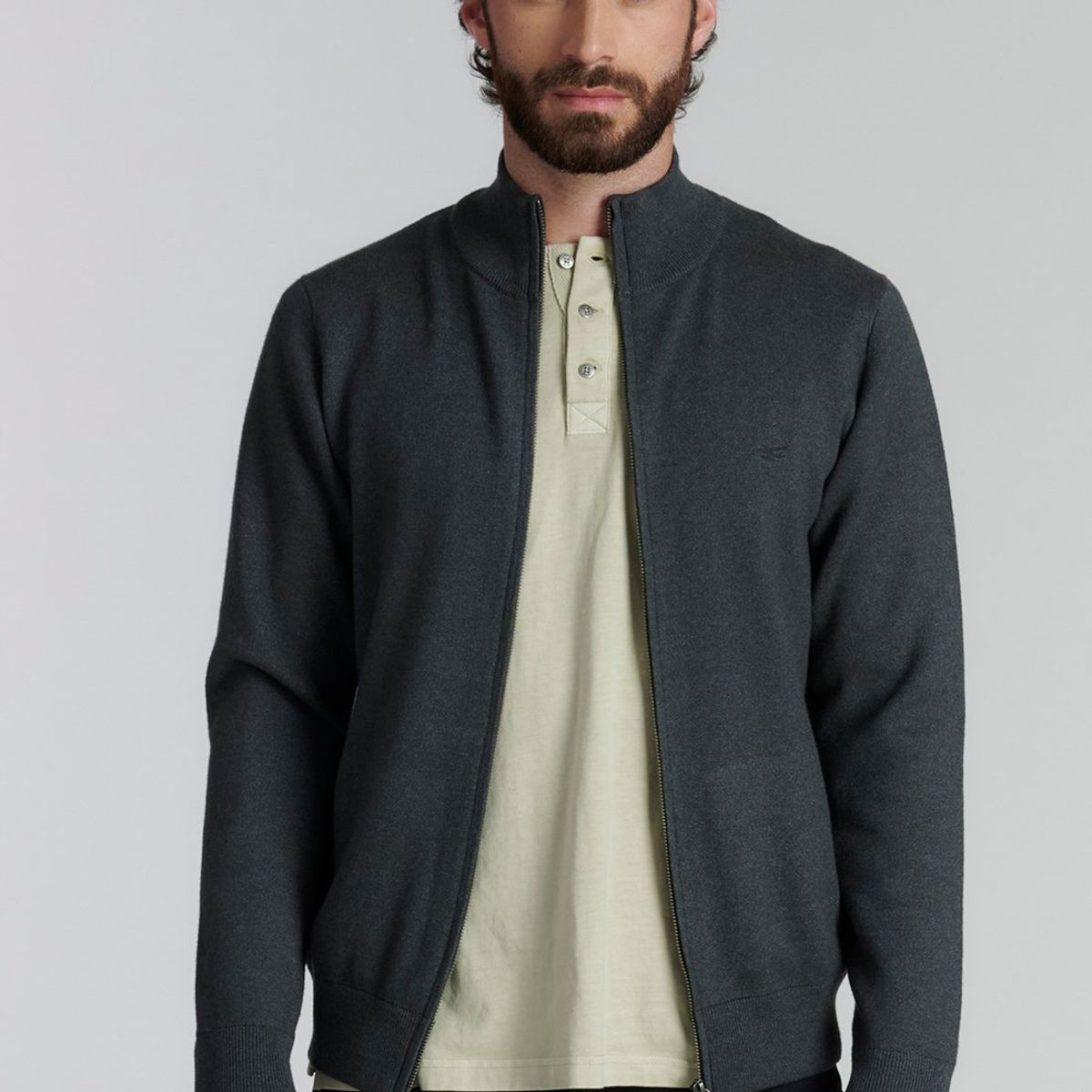 FEROUCH - Sweater Berkeley F Business Gris Ferouch