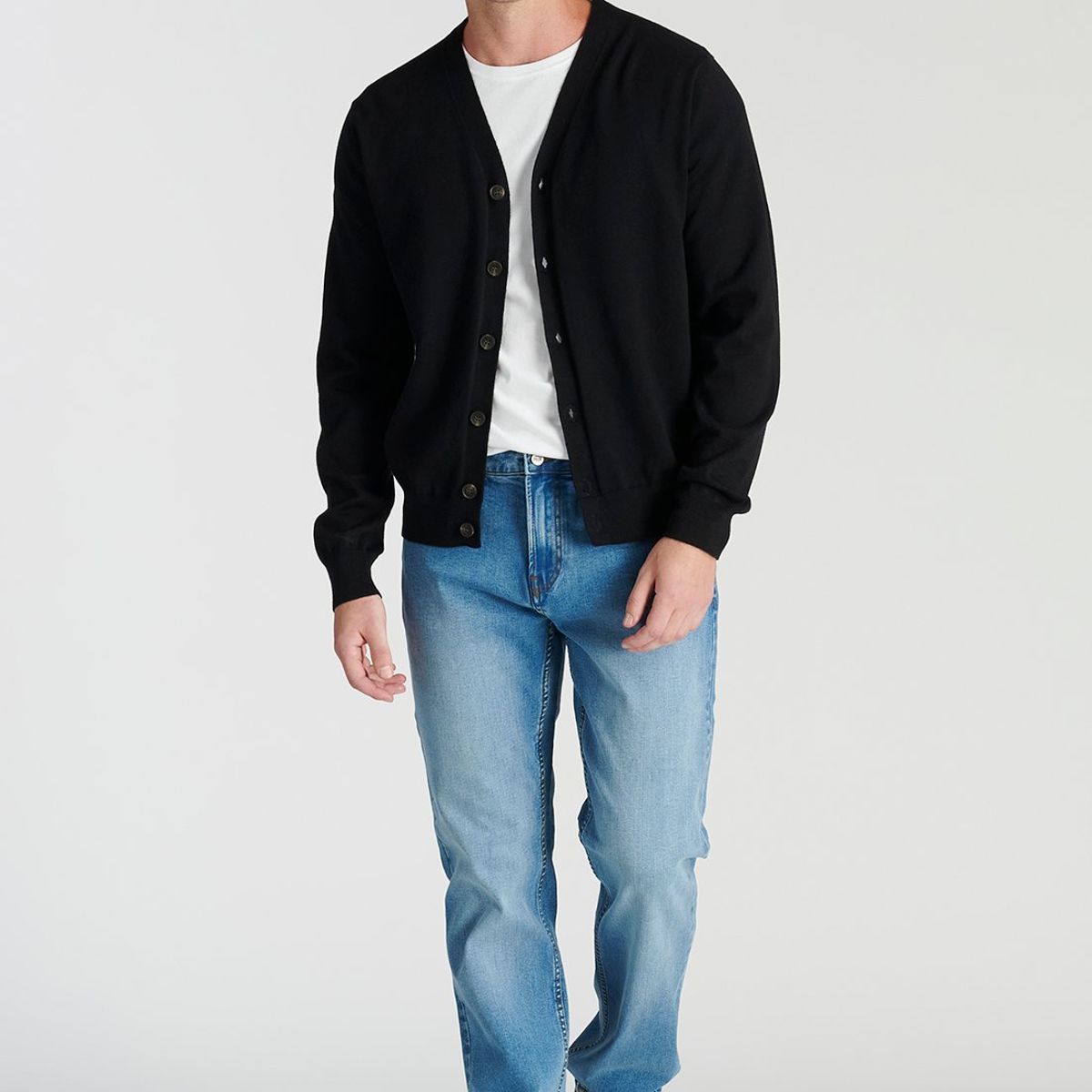 NEW MAN - Cardigan  Boiro Heritage Negro Newman