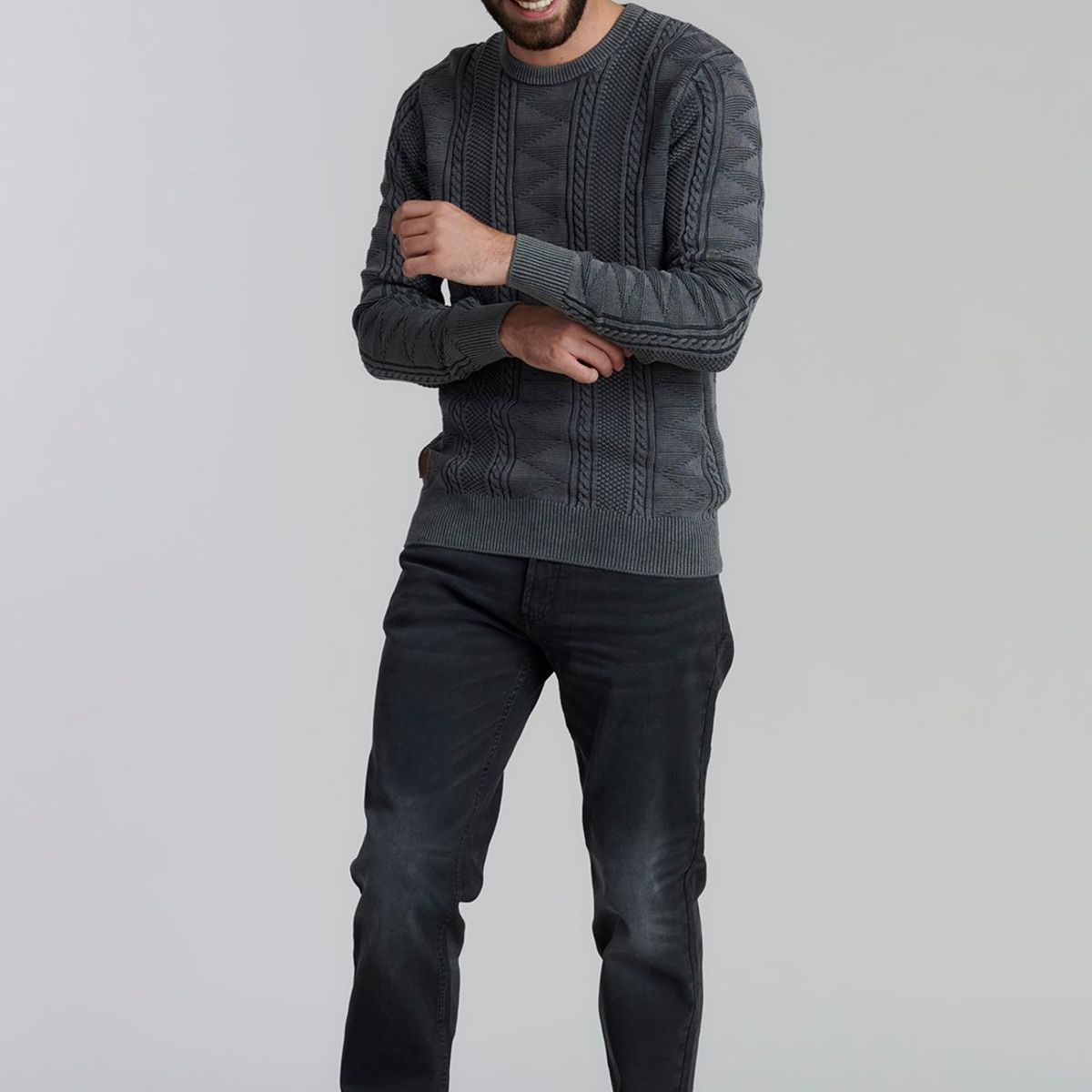 FEROUCH - Sweater Chicago Fj Fjs Gris Ferouch