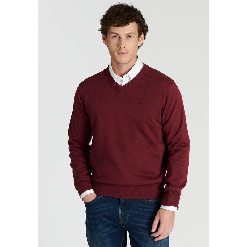 NEW MAN - Sweater Merida Heritage Rojo Newman