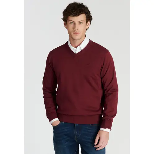 NEW MAN - Sweater Merida Heritage Rojo Newman