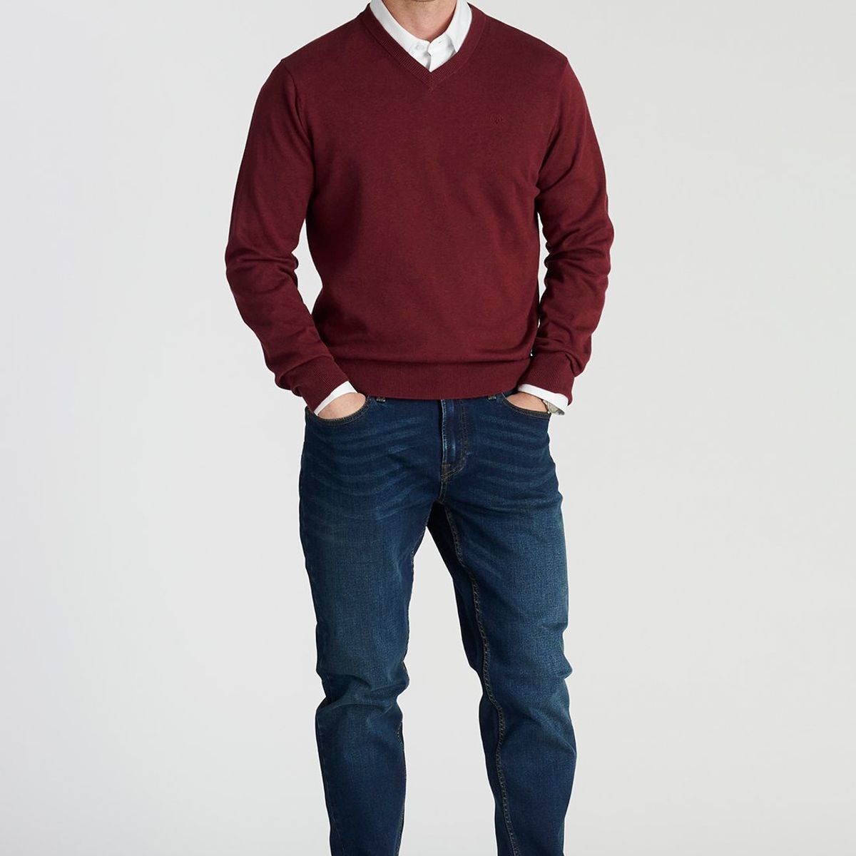 NEW MAN - Sweater Merida Heritage Rojo Newman