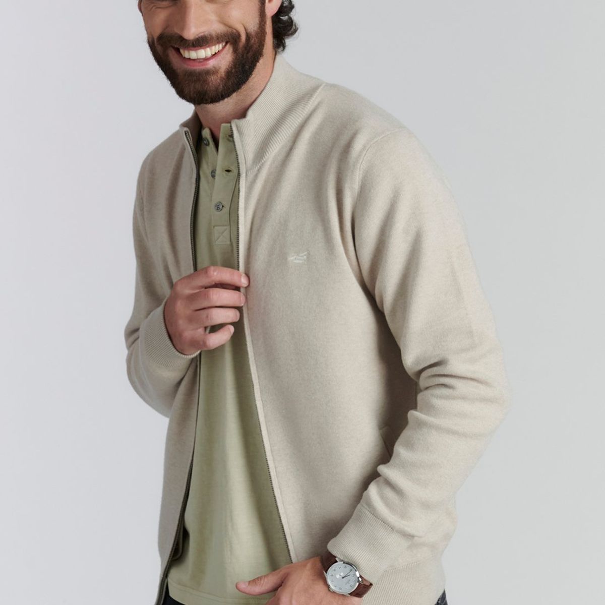 FEROUCH - Sweater Berkeley F Business Beige Ferouch