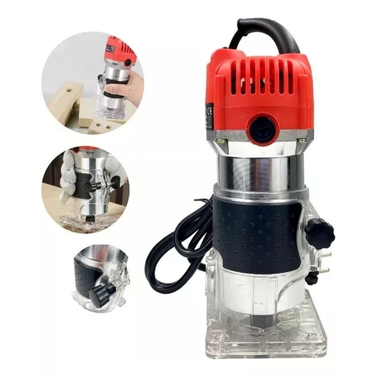 GENERICO - Fresadora Router Manual Madera Tupi 800w 635mm 14
