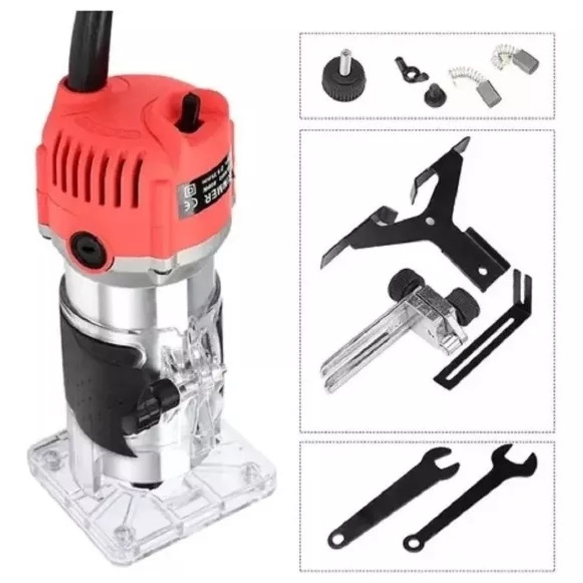 GENERICO - Fresadora Router Manual Madera Tupi 800w 635mm 14