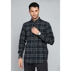 GUY LAROCHE - Camisa Cuadros Manga Larga