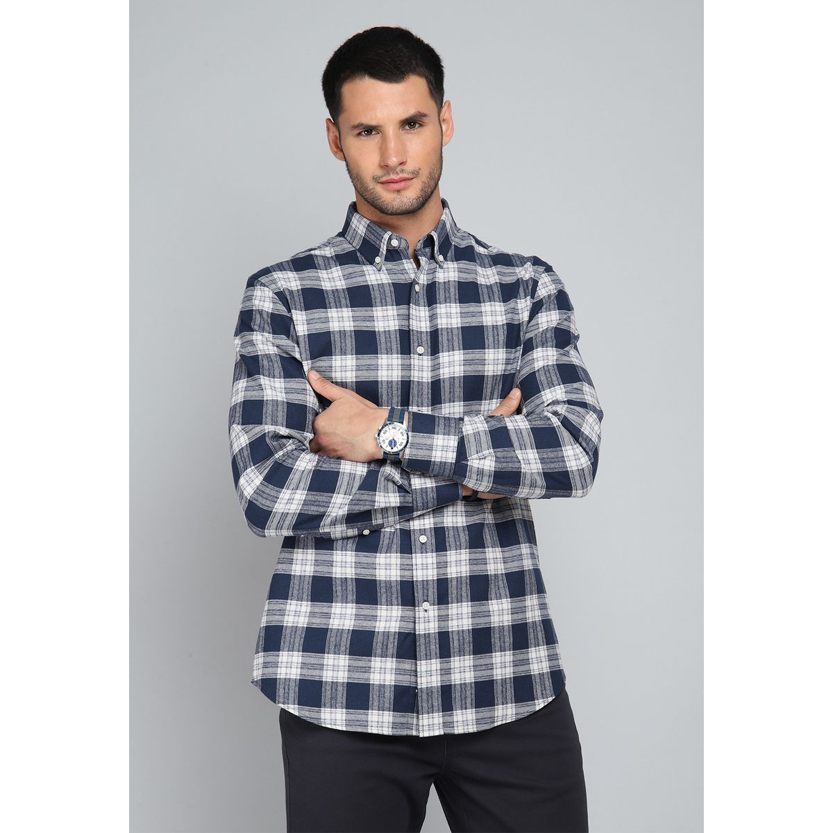 GUY LAROCHE - Camisa Cuadros Manga Larga Guy Laroche GUY LAROCHE