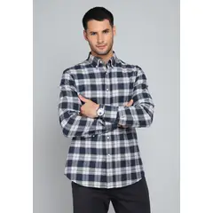 GUY LAROCHE - Camisa Cuadros Manga Larga