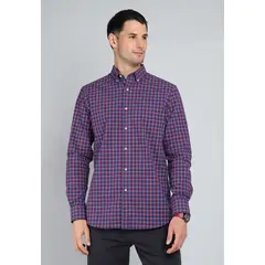 GUY LAROCHE - Camisa Cuadros Manga Larga